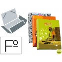 CARPETA LIDERPAPEL GOMAS SOLAPAS FOLIO TRES SOLAPAS FANTASIA TEEN MONSTERS