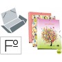 CARPETA LIDERPAPEL GOMAS SOLAPAS FOLIO TRES SOLAPAS FANTASIA SPRING TIME