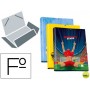 CARPETA LIDERPAPEL GOMAS SOLAPAS FOLIO TRES SOLAPAS FANTASIA SPORT STARS