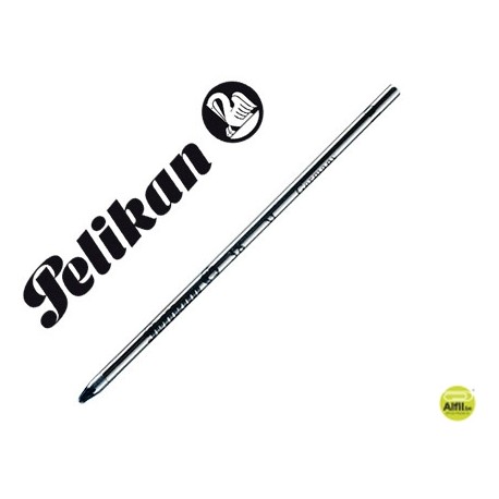 RECAMBIO BOLIGRAFO PELIKAN CORTO MODELO 38 METALICO COLOR NEGRO PUNTA MEDIA