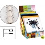 CARPETA LIDERPAPEL 4 ANILLAS 25 MM FANTASIA CARTON FORRADO FOLIO EXPOSITOR DE 14 UNIDADES SURTIDAS 2