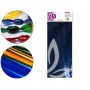 PAPEL CELOFAN LIDERPAPEL 50X70 CM 22G/M2 BOLSA DE 5 HOJAS AZUL
