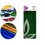 PAPEL CELOFAN LIDERPAPEL 50X70 CM 22G/M2 BOLSA DE 5 HOJAS VERDE