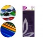 PAPEL CELOFAN LIDERPAPEL 50X70 CM 22G/M2 BOLSA DE 5 HOJAS VIOLETA