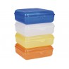 PLUMIER PLASTICO OFFISYS -7106 19,5X14,5X6,5 CM NARANJA MULITUSO