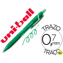 BOLIGRAFO UNI-BALL ROLLER  JETSTREAM SXN157C RETRACTIL 0,7 MM  COLOR VERDE