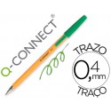 BOLIGRAFO NARANJA Q-CONNECT VERDE FINO