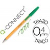 BOLIGRAFO NARANJA Q-CONNECT VERDE FINO