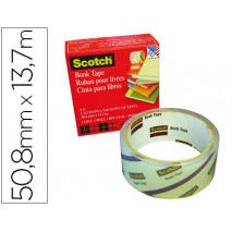 CINTA ADHESIVA SCOTCH 845 BOOK TAPE 50,8MMX13,7 MT