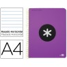 BLOC ESPIRAL LIDERPAPEL A4 MICRO ANTARTIK TAPA POLIPROPI LENO 120 H 100G HORIZONTAL 5 BANDAS 4 TALAD