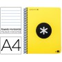 BLOC ESPIRAL LIDERPAPEL A4 MICRO ANTARTIK TAPA POLIPRO PILENO 120 H 100G HORIZONTAL 5BANDAS 4 TALADR