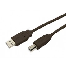 CABLE USB 2.0 MEDIARANGE PARA IMPRESORA TIPO A-B LONGITUD 3 MT COLOR NEGRO