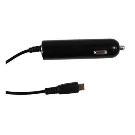 CARGADOR PARA COCHE MEDIARANGE CON CONECTOR MICRO USB COLOR NEGRO