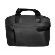 MALETIN PARA PORTATIL Q-CONNECT 14,5" NEGRO CON DOS ASAS Y DOS BOLSILLOS EXTERNOS MEDIDAS 370X260X70