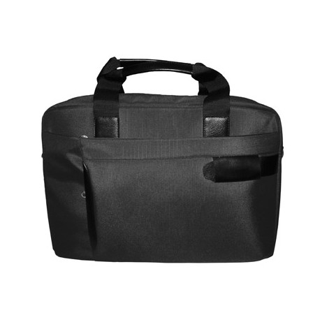 MALETIN PARA PORTATIL Q-CONNECT 14,5" NEGRO CON DOS ASAS Y DOS BOLSILLOS EXTERNOS MEDIDAS 370X260X70