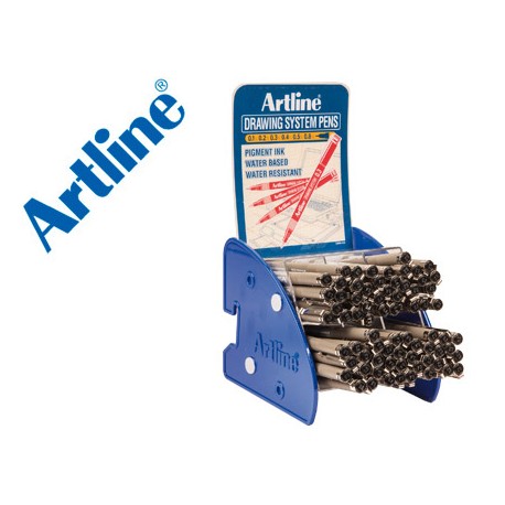 ROTULADOR ARTLINE CALIBRADO MICROMETRICO EXPOSITOR DE 72 UNIDADES SURTIDAS + 2 PETACAS DE 3 UDS