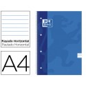 BLOC ESPIRAL OXFORD TAPA CARTONCILLO DIN A4 50 HOJAS RAYADO HORIZONTAL