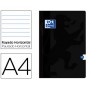 LIBRETA ESCOLAR OXFORD 48 H DIN A4 RAYADO HORIZONTAL COLOR NEGRO