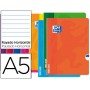 LIBRETA ESCOLAR OXFORD OPENFLEX TAPA FLEXIBLE OPTIK PAPER 48 HOJAS DIN A5 RAYADO HORIZONTAL COLORES