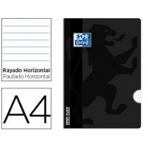 LIBRETA ESCOLAR OXFORD OPENFLEX TAPA FLEXIBLE OPTIK PAPER 48 HOJAS DIN A4 RAYADO HORIZONTAL COLOR NE