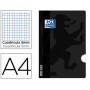 LIBRETA ESCOLAR OXFORD OPENFLEX TAPA FLEXIBLE OPTIK PAPER 48 HOJAS DIN A4 CUADRO 5 MM COLOR NEGRO