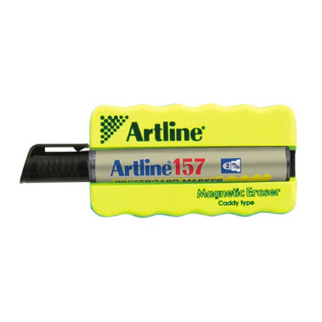 BORRADOR ARTLINE PIZARRA BLANCA MAGNETICO CON ROTULADOREK-157 NEGRO