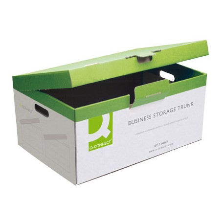 CAJON ARCHIVO DEFINITIVO Q-CONNECT CARTON TAPA FIJA MONTAJE MANUAL MEDIDAS INTERIORES 374 X 540 X 24