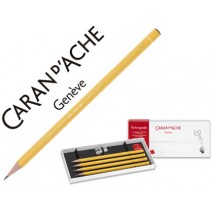 LAPIZ CARAN D'ACHE TECHNOGRAF CAJA DE 4 UNIDADES HB-2B-4B-6B EDICION LIMITADA 2015