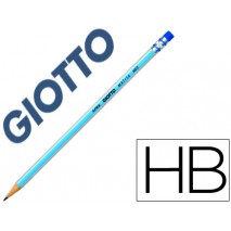 LAPICES DE GRAFITO GIOTTO MATITA HB CON GOMA UNIDAD