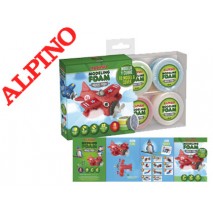 PASTA PARA MODELAR ALPINO METAL MODELING FOAM PACK DE 8 BOTES DE 45ML