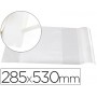 FORRALIBRO LIDERPAPEL CON SOLAPA AJUSTABLE ADHESIVO 285 X 530 MM