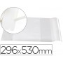FORRALIBRO LIDERPAPEL CON SOLAPA AJUSTABLE ADHESIVO 296 X 530 MM
