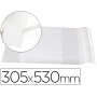 FORRALIBRO LIDERPAPEL CON SOLAPA AJUSTABLE ADHESIVO 305 X 530 MM
