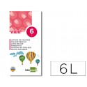 LAPICES DE COLORES LIDERPAPEL CORTOS CAJA DE 6 COLORES