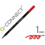 ROTULADOR Q-CONNECT PUNTA DE FIBRA ROJO - PUNTA REDONDA 1 MM