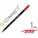 ROTULADOR Q-CONNECT PUNTA DE FIBRA ROJO - PUNTA REDONDA 1 MM