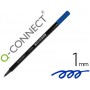 ROTULADOR Q-CONNECT PUNTA DE FIBRA AZUL - PUNTA REDONDA 1 MM