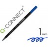 ROTULADOR Q-CONNECT PUNTA DE FIBRA AZUL - PUNTA REDONDA 1 MM