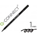ROTULADOR Q-CONNECT PUNTA DE FIBRA NEGRO - PUNTA REDONDA 1 MM