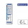LAPICES DE GRAFITO STRAEDTLER MARS LUMOGRAPH 100 CAJA METALICA DE 6 LAPICES 8B-7B-6B-4B-2B-HB
