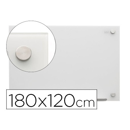 PIZARRA BLANCA NOBO DIAMOND CRISTAL MAGNETICA 1800X1200 MM