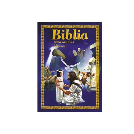 BIBLIA PARA LOS MAS JOVENES CARTONE TAPA ACOLCHADA ESTAMPACION ORO VOL. 1