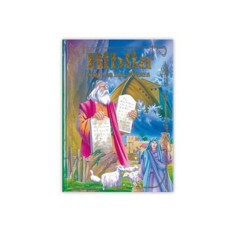 BIBLIA PARA LOS MAS JOVENES CARTONE TAPA ACOLCHADA ESTAMPACION ORO VOL. 9
