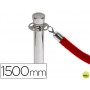 CORDON TRENZADO ROJO 1500 MM PARA POSTE SEPARADOR