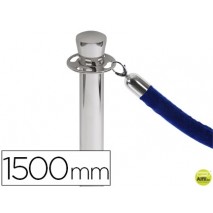 CORDON TRENZADO AZUL 1500 MM PARA POSTE SEPARADOR