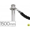 CORDON TRENZADO NEGRO 1500 MM PARA POSTE SEPARADOR