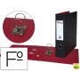 ARCHIVADOR DE PALANCA PARDO FOLIO PLASTICO 2 ANILLAS DE 70 MM COLOR NEGRO