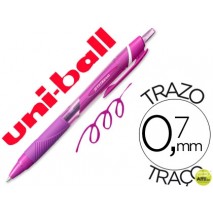 BOLIGRAFO UNI-BALL ROLLER JETSTREAM SXN157C RETRACTIL  0,7 MM  COLOR VIOLETA