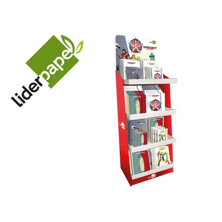 EXPOSITOR FANTASIA LIDERPAPEL COLECCION SPORT START 80 UNIDADES SURTIDAS 2015 57X40 X130 CM