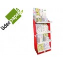 EXPOSITOR FANTASIA LIDERPAPEL COLECCION SPRINGTIME 80 UNIDADES SURTIDAS 2015 57X40X130 CM